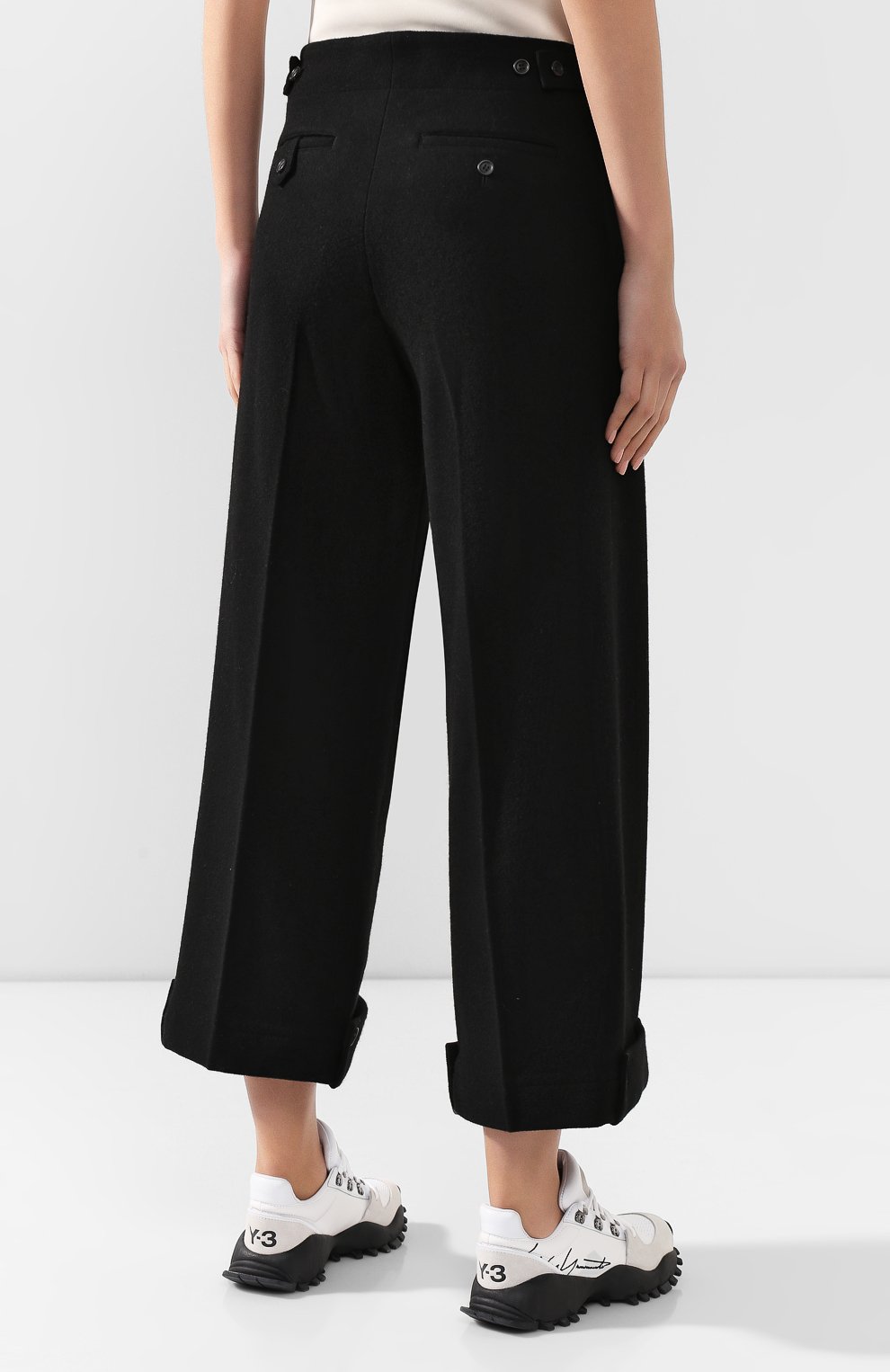 Шерстяное пальто YOHJI YAMAMOTO, арт. FC-P02-104, фото 4