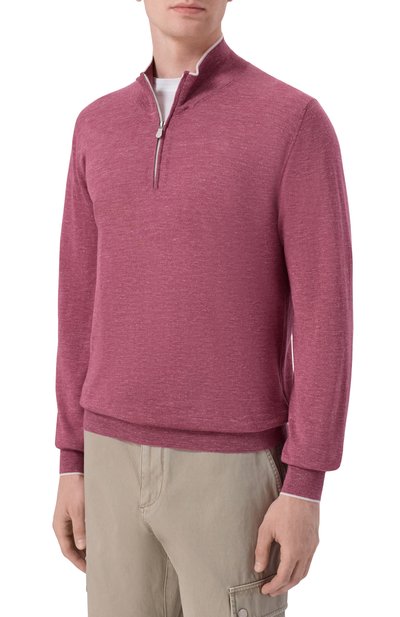 Джемпер из кашемира и шелка BRUNELLO CUCINELLI, арт. MHS805904, фото 3