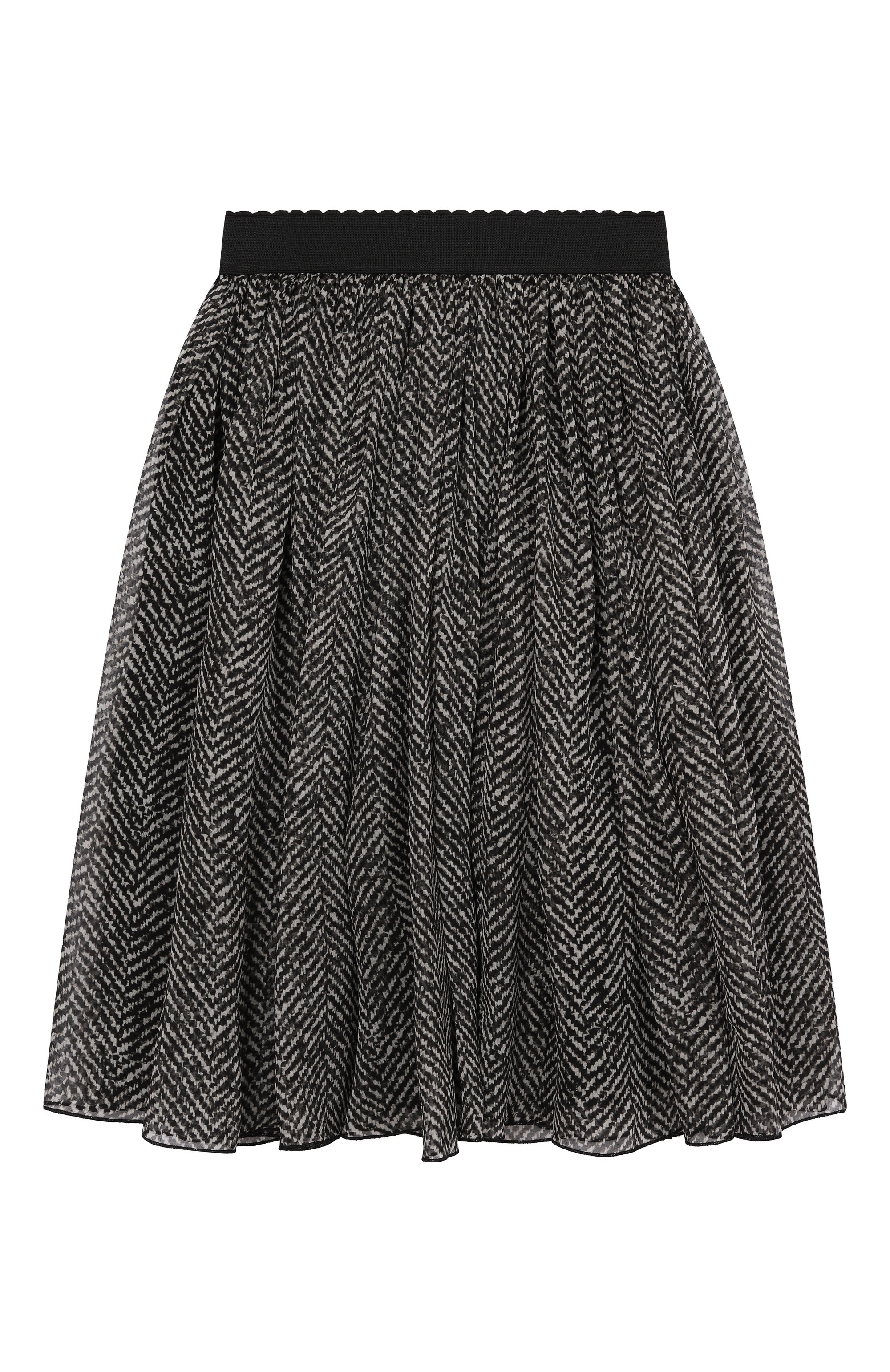 Шелковая юбка DOLCE & GABBANA, арт. L55I00/IS1ZN, фото 2