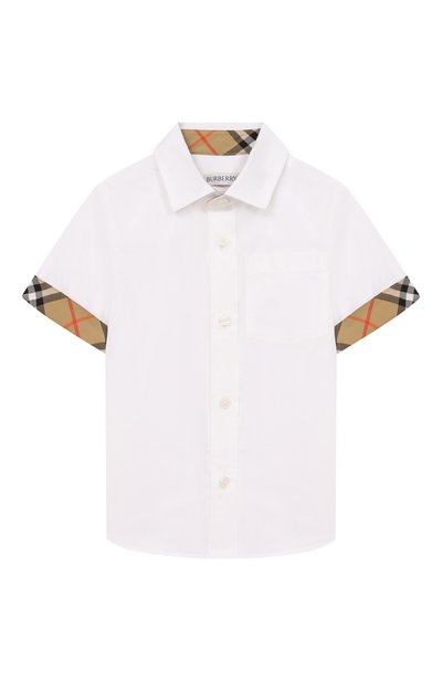 Хлопковая рубашка BURBERRY, арт. 8131846