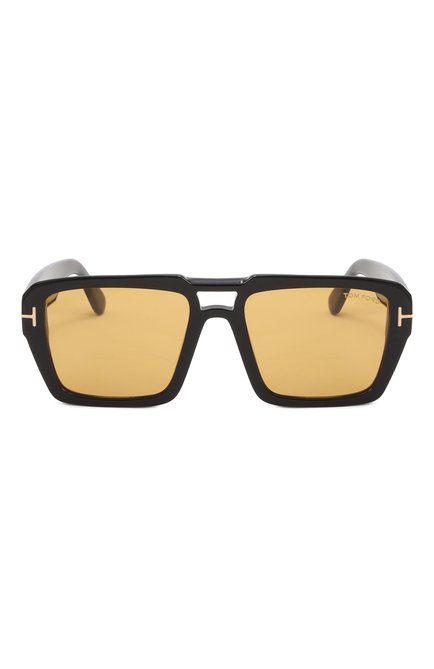 Женские солнцезащитные очки TOM FORD желтог�о цвета, арт. TF1153 01E | Фото 2 (Нос: Не проставлено; Региональные ограничения белый список (Axapta Mercury): Не проставлено)