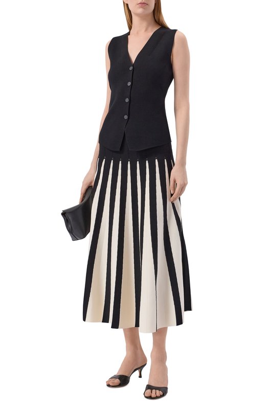 Юбка из вискозы BOSS 50553249 Чёрно-белый  50553249 Фото 2