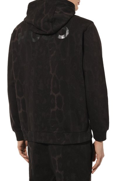 Хлопковое худи HUGO, арт. 50482927, фото 4