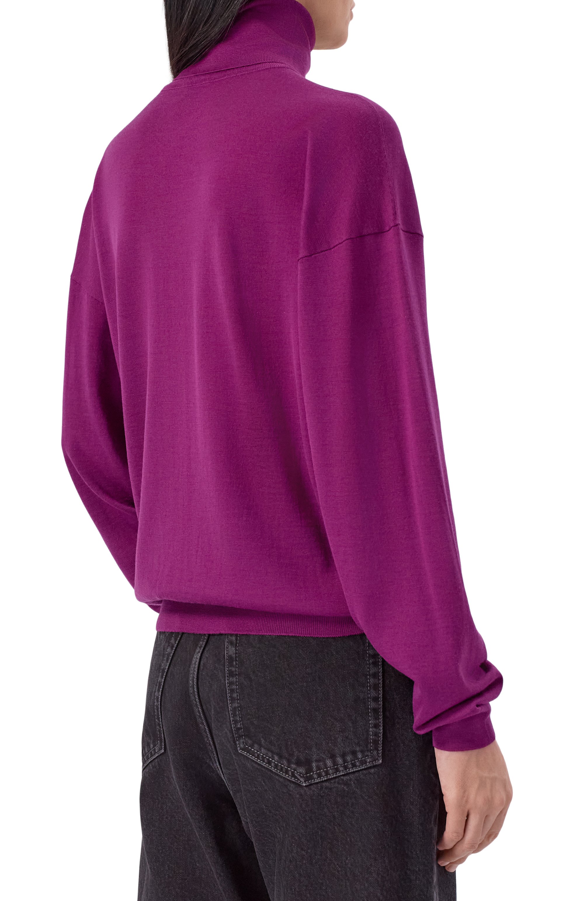 Шерстяная водолазка SAINT LAURENT, арт. 850331/Y76GM, фото 4