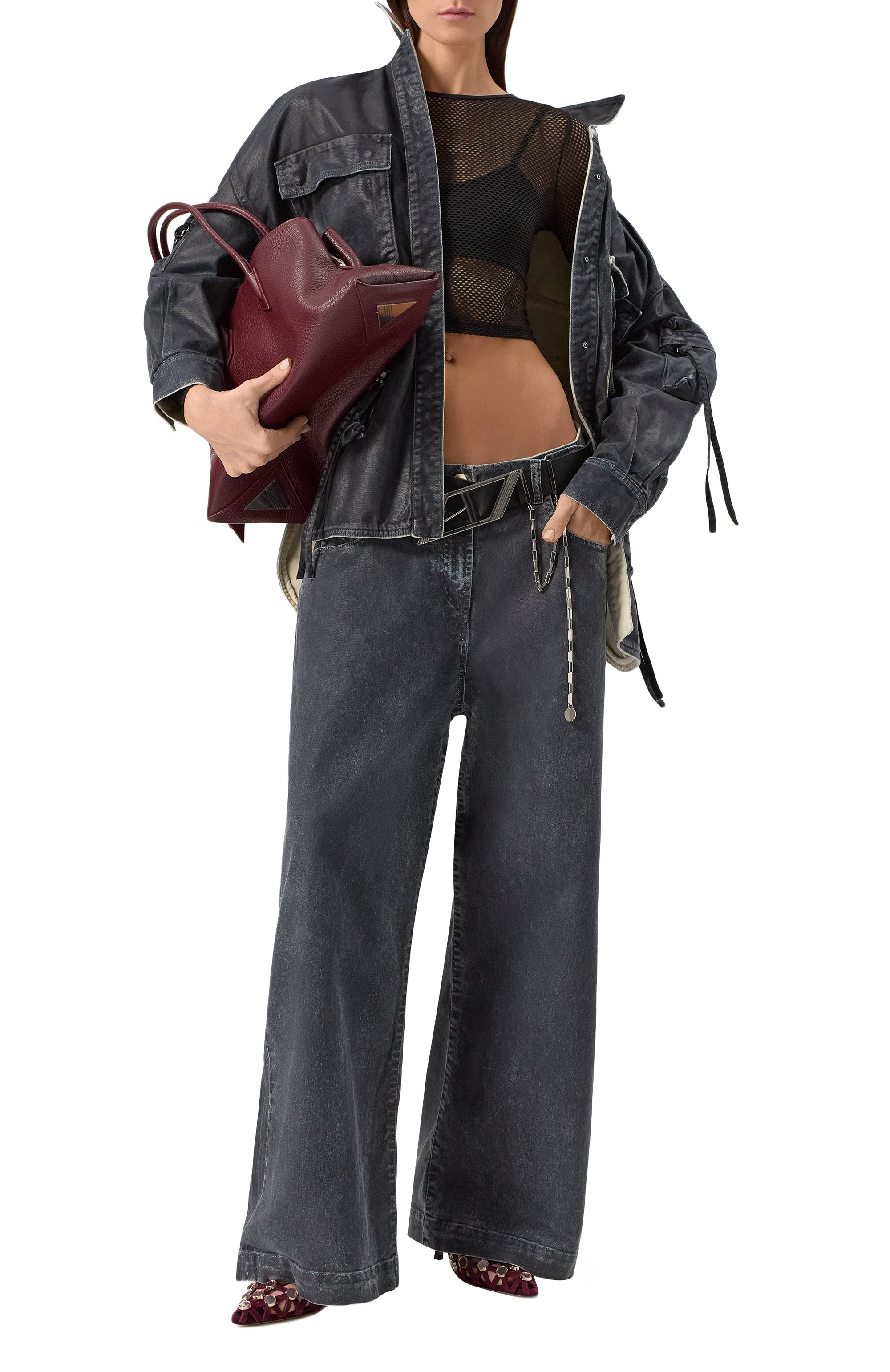 Сумка la passeggiata medium THE ATTICO, арт. 250WAH00054/LBT117AA, фото 7