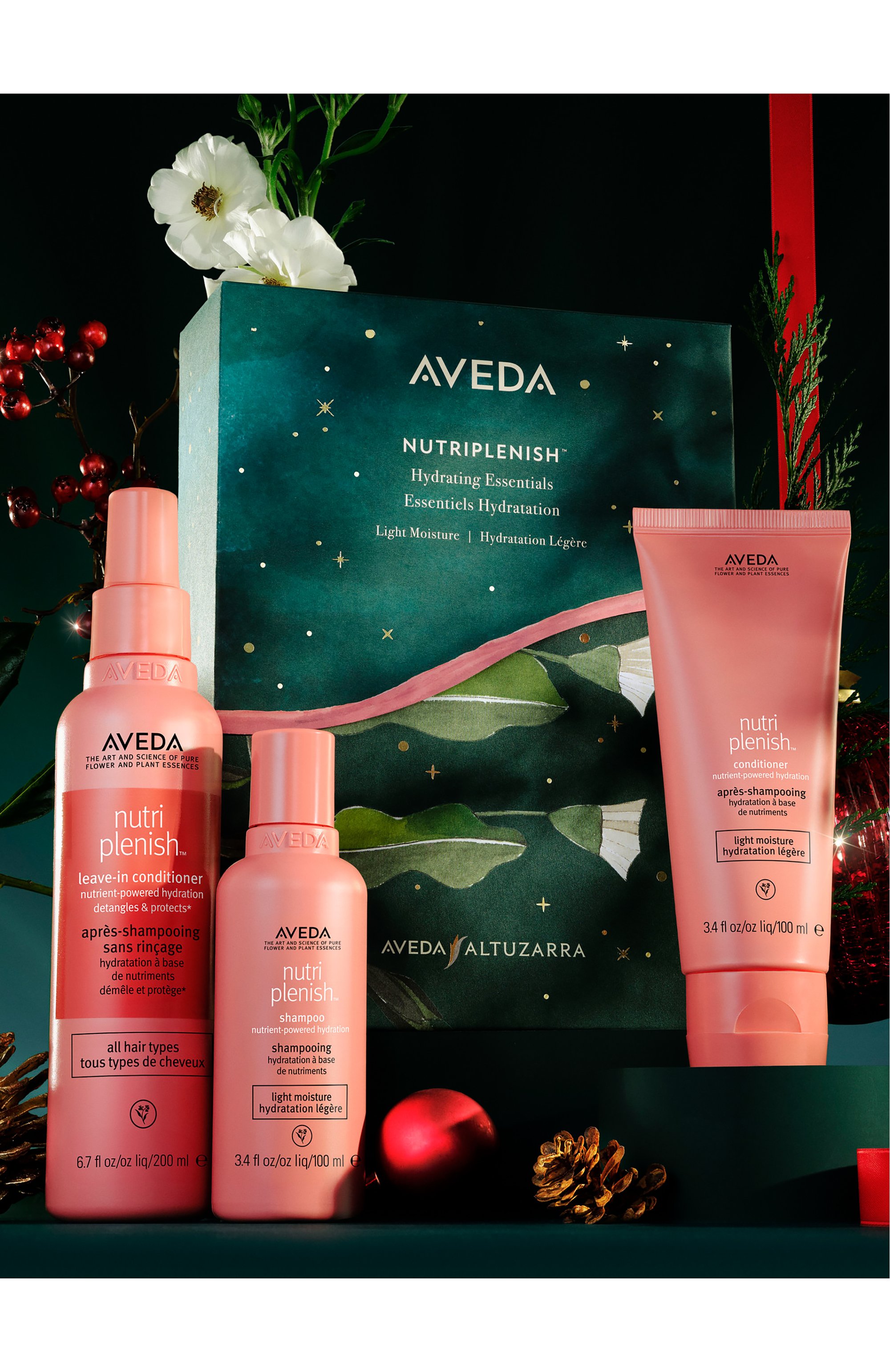 Набор для волос nutriplenish™ hydrating essentials: light moisture (2x100+200ml) AVEDA, арт. V3QB-01, фото 2