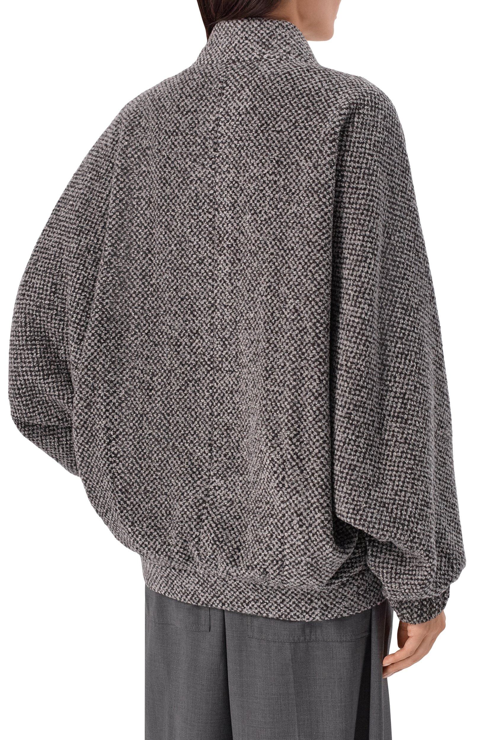 Бомбер из кашемира и шелка GIORGIO ARMANI, арт. GW003525/TE23044, фото 4