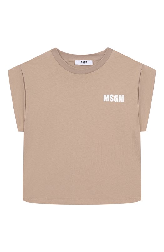 Хлопковая футболка MSGM kids 4650₽
