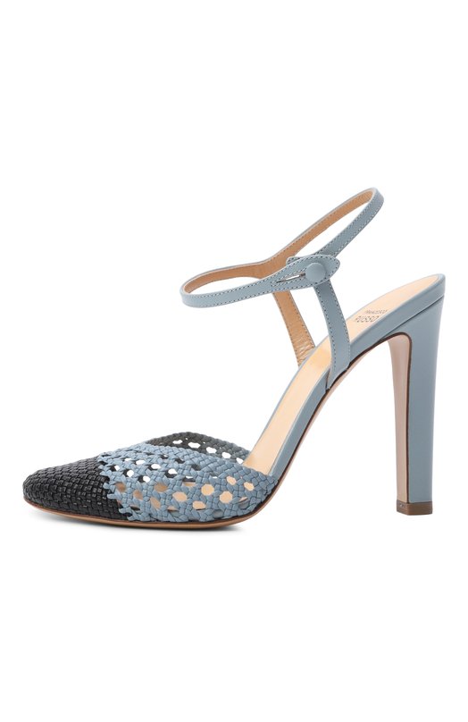 Кожаные туфли Francesco Russo R1P954/N200 Голубой  R1P954/N200 Фото 4