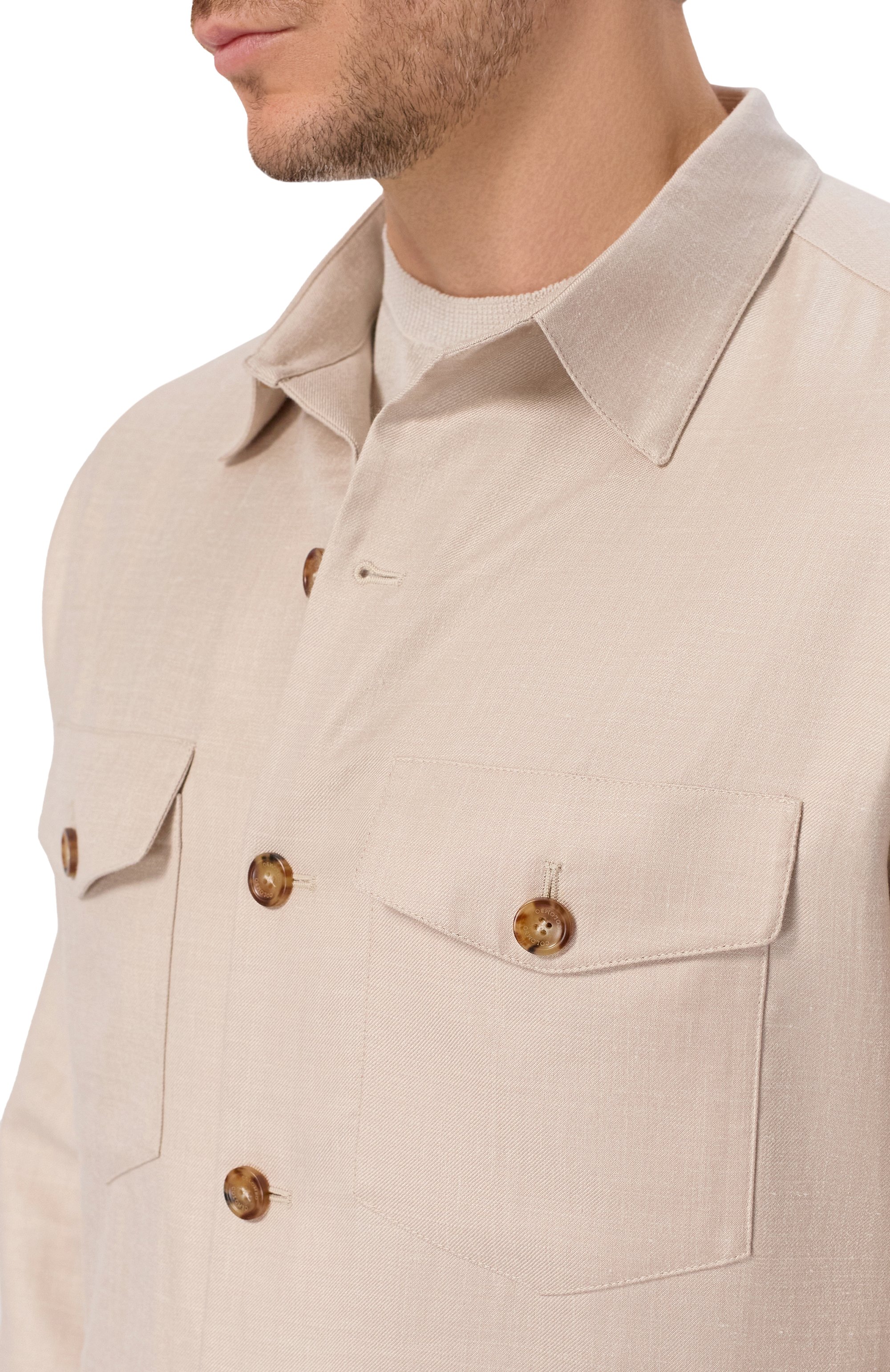 Рубашка из кашемира и шелка COLOMBO, арт. CM00379/77541-10, фото 5