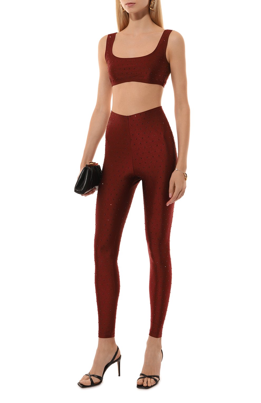 Легинсы с отделкой стразами THE ANDAMANE, арт. TM160412B/TJP062, фото 2