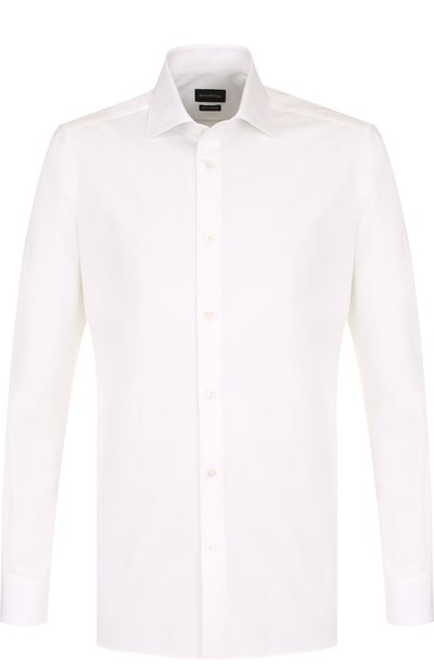 Мужская хлопковая сорочка с воротником кент ZEGNA, арт. 301063/9HS0MT