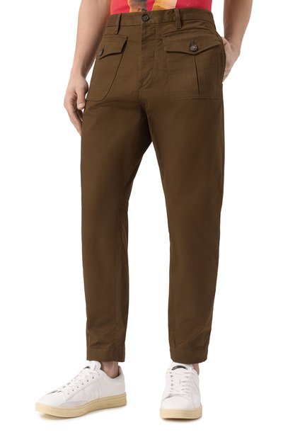 Хлопковые брюки DSQUARED2, арт. S74KB0996/S39021, фото 3