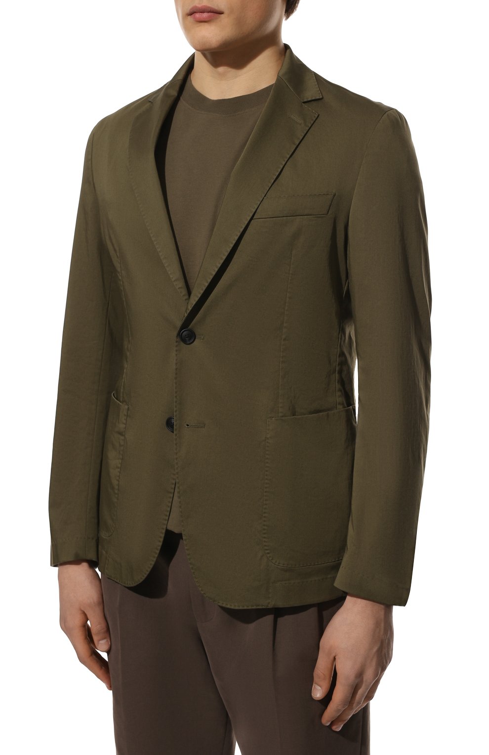 Хлопковый пиджак BOSS, арт. 50468895, фото 3