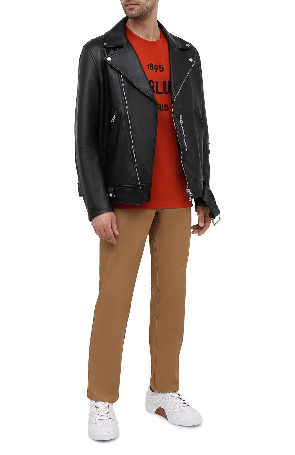 Хлопковая футболка BERLUTI, арт. R18JRS50-007, фото 2