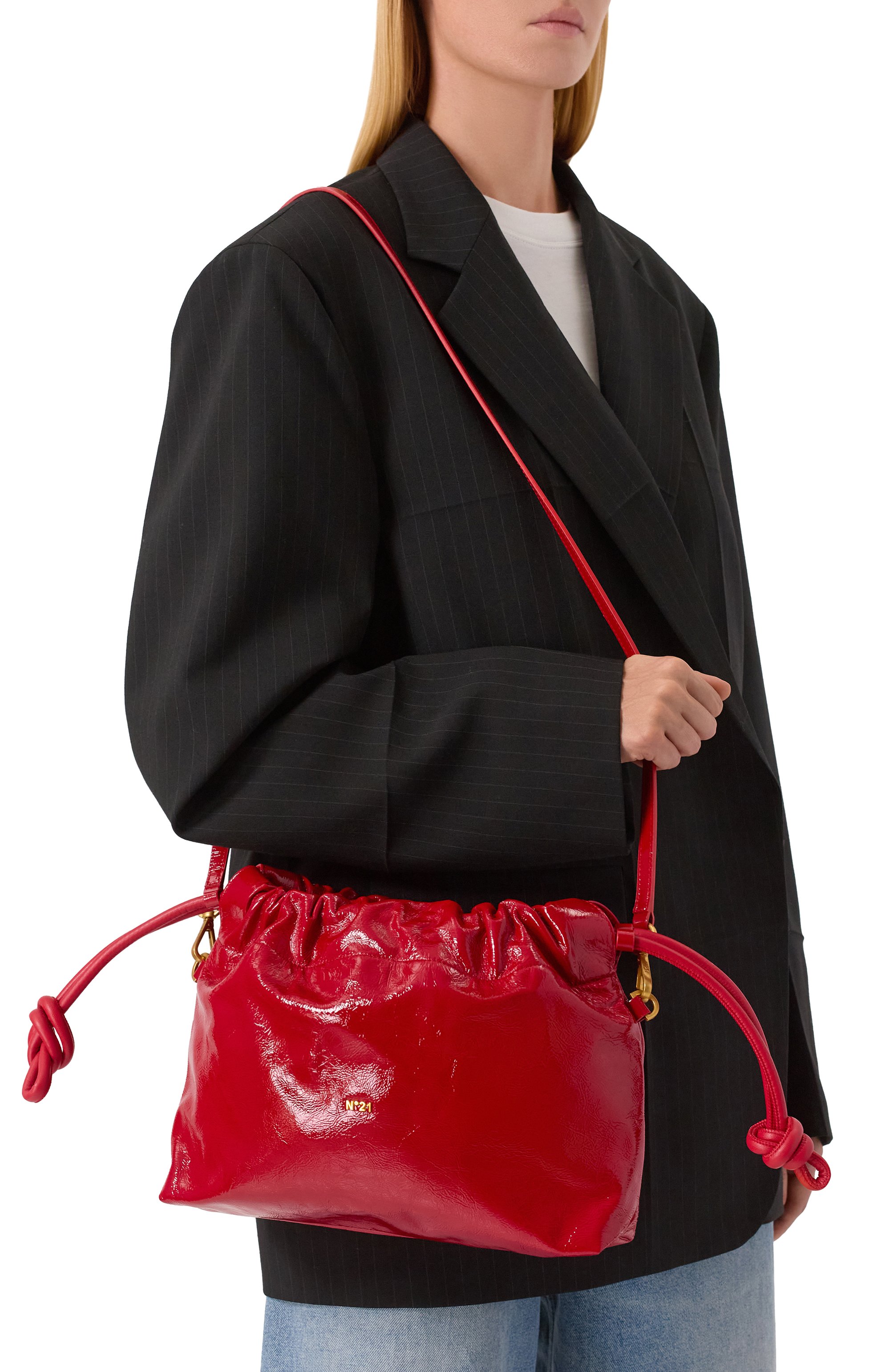 Сумка eva N21 красного цвета по цене 79950 руб., арт. 25IBP0901NK01, фото 2 Сумка eva N21, арт. 25IBP0901NK01, фото 2