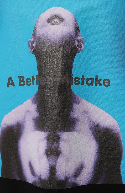 

Хлопковая футболка A Better Mistake, Чёрный