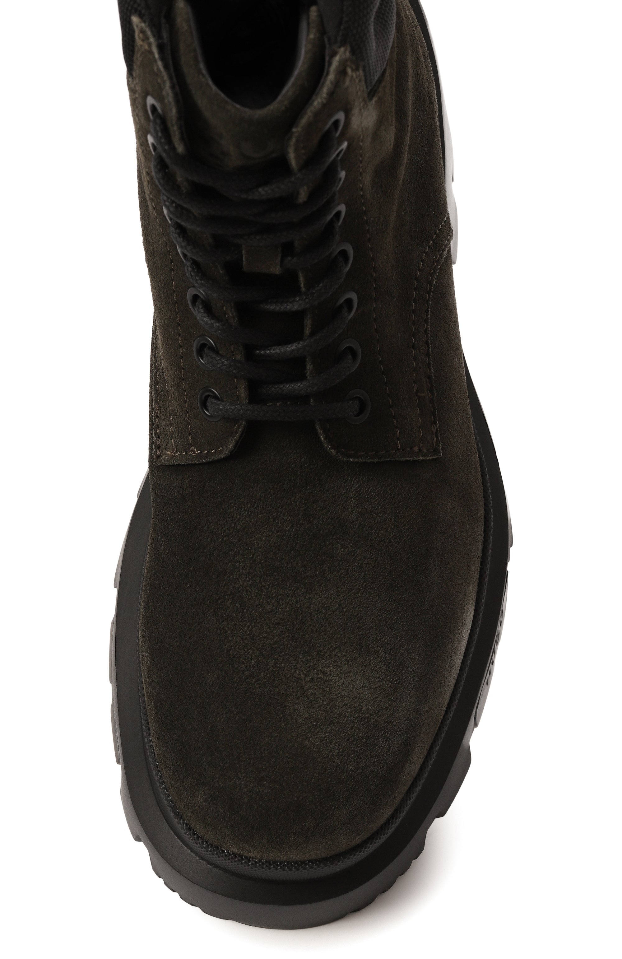 Замшевые ботинки fabyan HUGO хаки цвета по цене 29950 руб., арт. 50528995, фото 6 Замшевые ботинки fabyan HUGO, арт. 50528995, фото 6