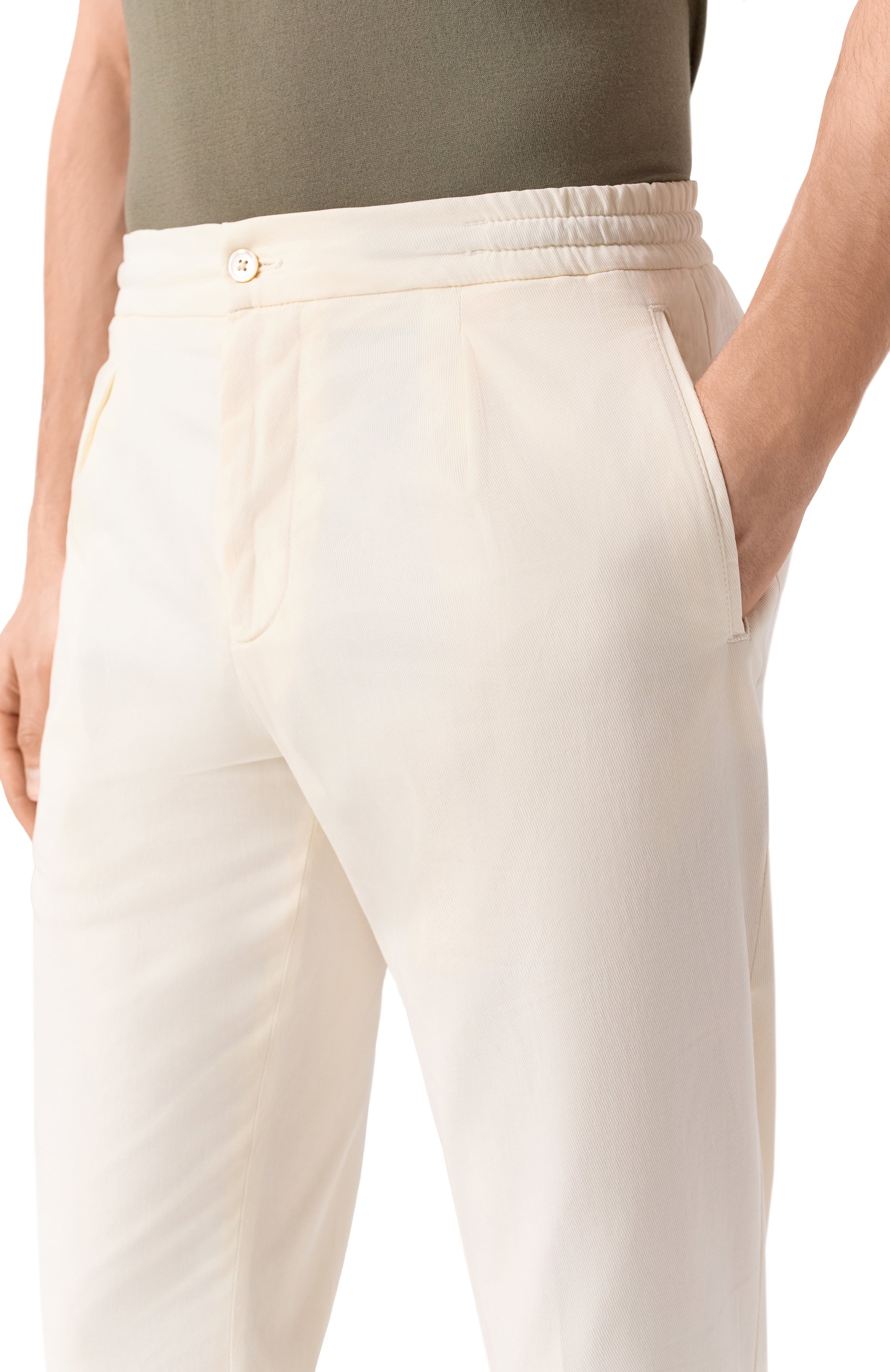 Брюки из хлопка и шелка MARCO PESCAROLO, арт. CHIAIA/5106, фото 5