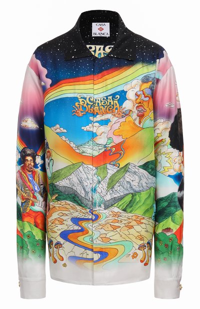 Женская шелковая рубашка CASABLANCA, арт. U-WS25-SH-006-07