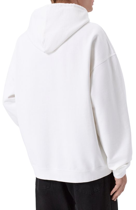 Хлопковое худи Dsquared2 S74GU0950/D25028 Белый  S74GU0950/D25028 Фото 4