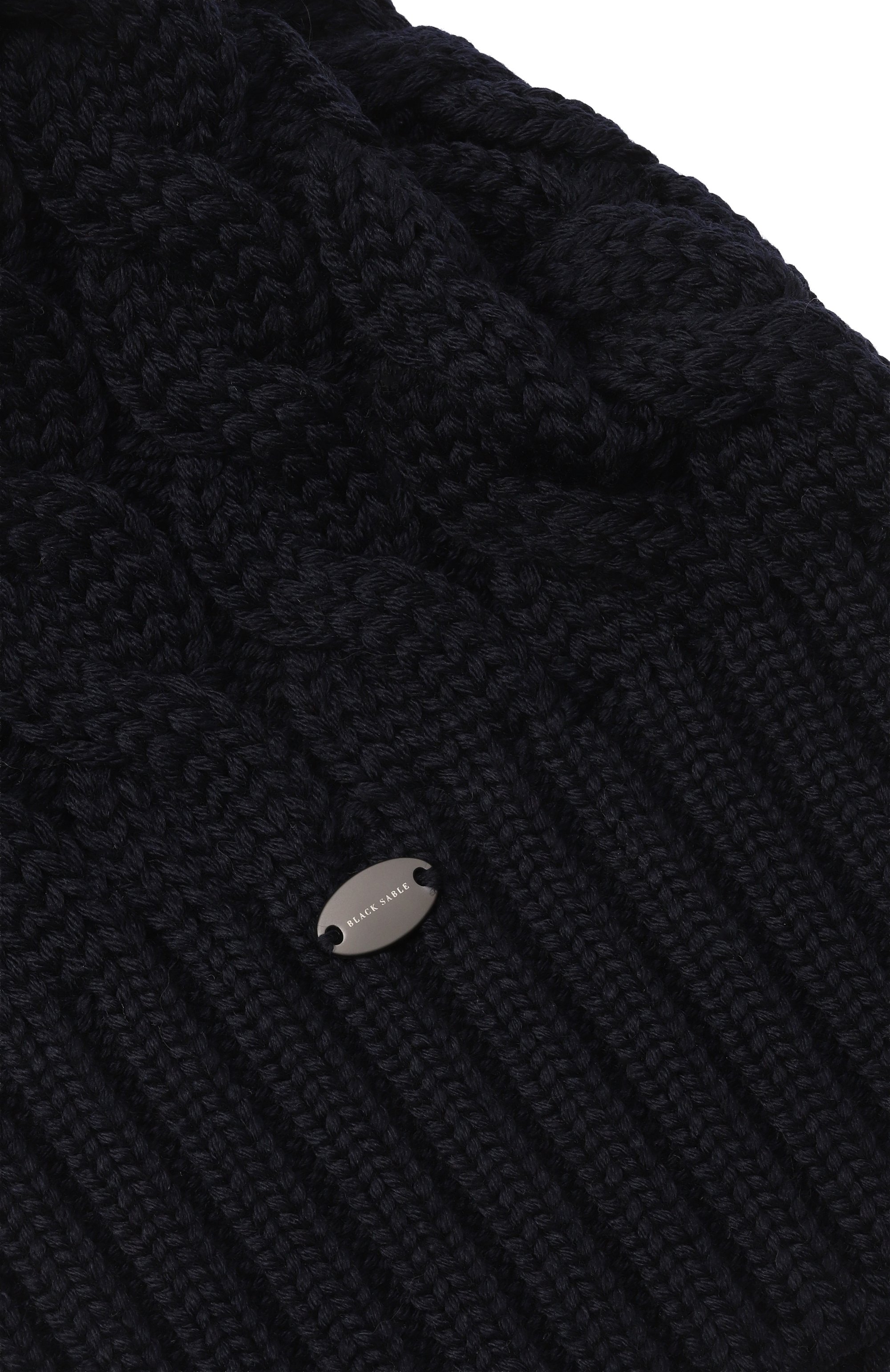 Шерстяная шапка mona с отделкой из соболя BLACK SABLE, арт. BS-24016, фото 3