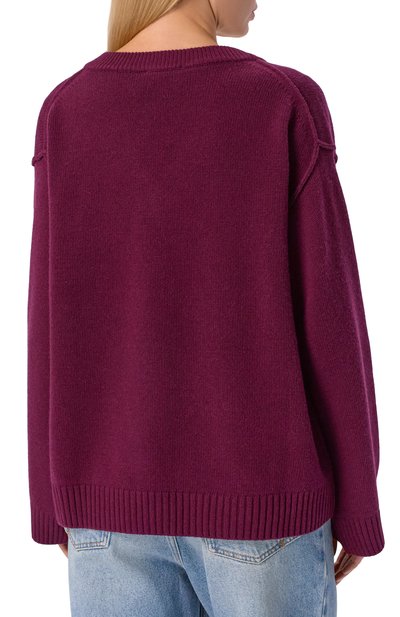 Свитер из шерсти и вискозы GANNI, арт. K2590, фото 4