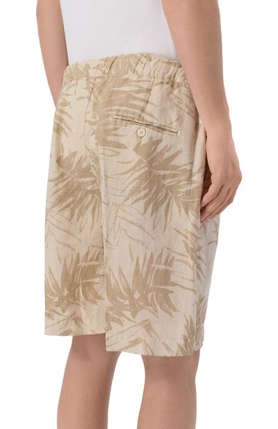 Льняные шорты INLINUM, арт. PAJAMA C0RT0/TR0PICAL, фото 4