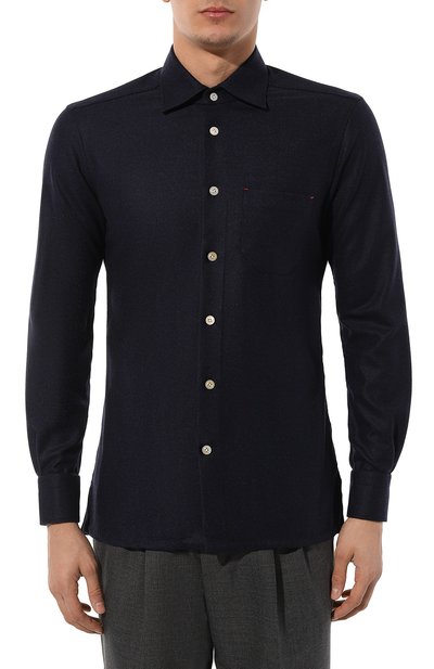 Шерстяная рубашка KITON, арт. UMCNERK0131C07, фото 3