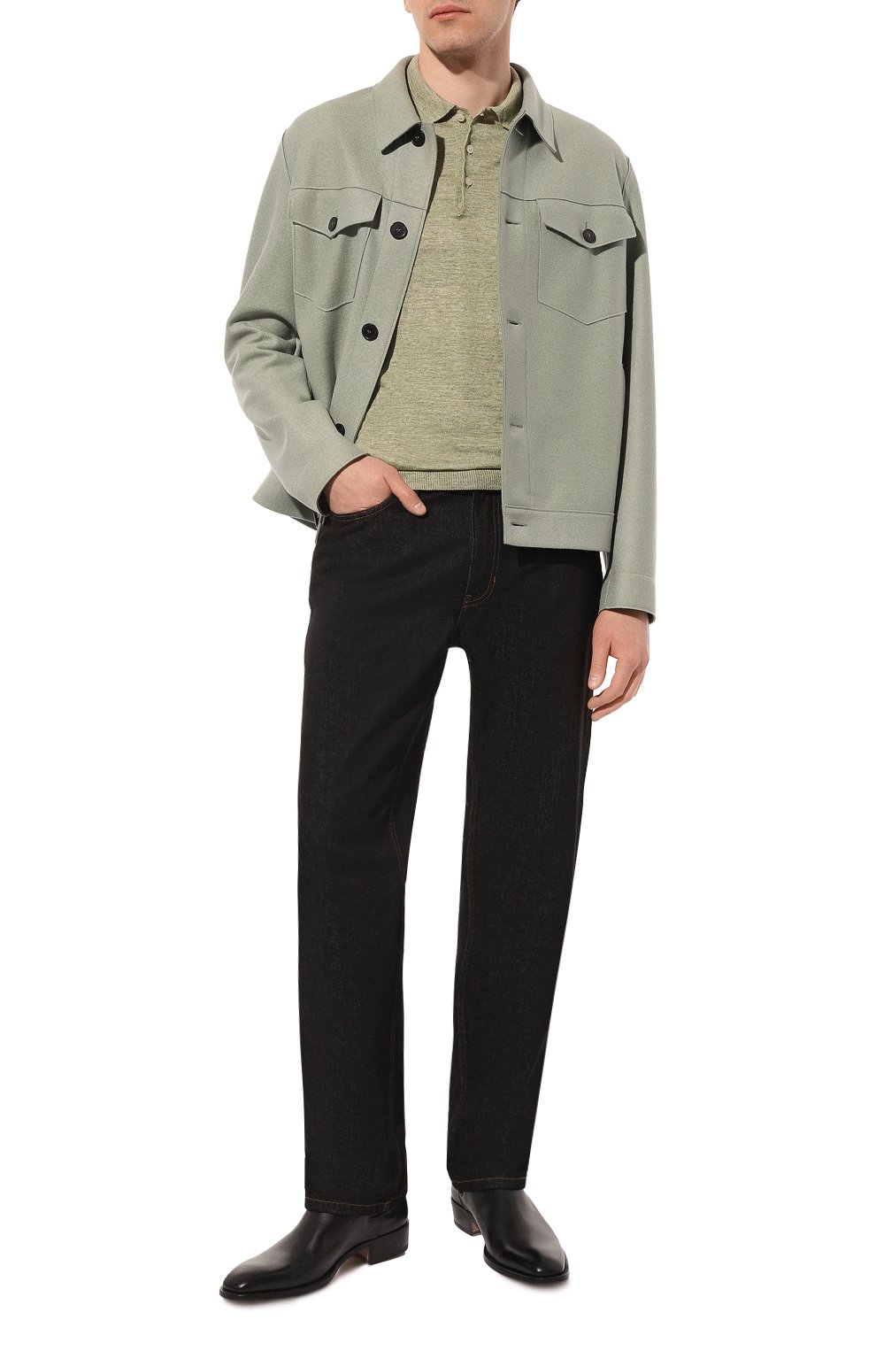 Льняное поло GRAN SASSO, арт. 57187/24804, фото 2