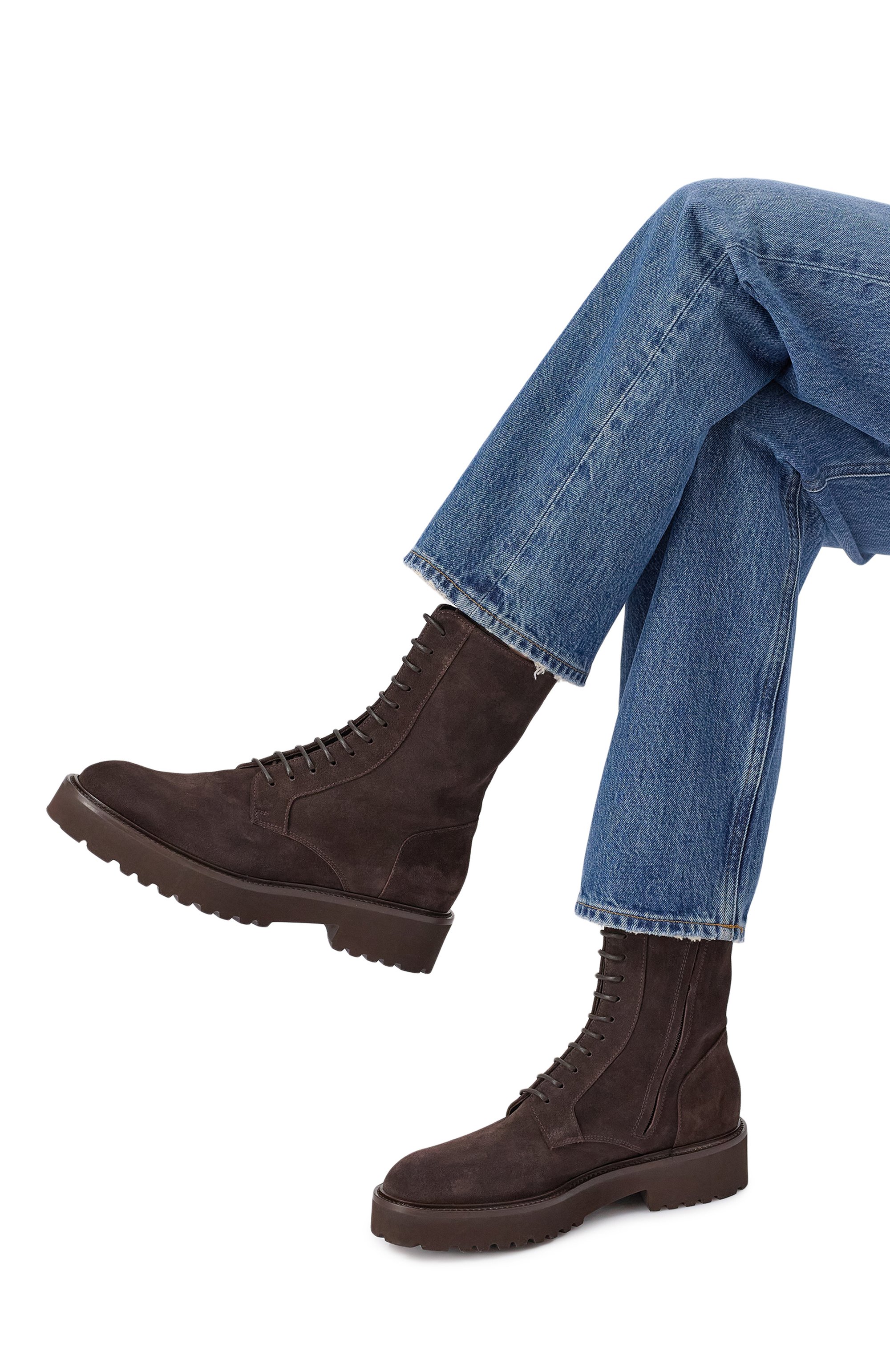 Замшевые ботинки DOUCAL'S, арт. DD8816PHILUF252T, фото 3