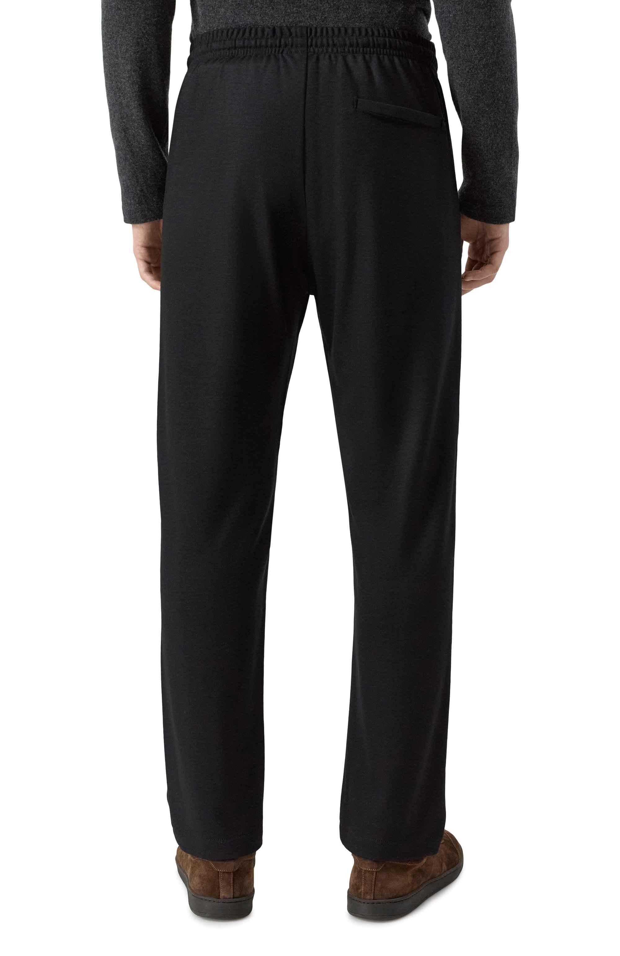 Шерстяные брюки HARRIS WHARF LONDON черного цвета по цене 57900 руб., арт. CW7016MYM, фото 4 Шерстяные брюки HARRIS WHARF LONDON, арт. CW7016MYM, фото 4