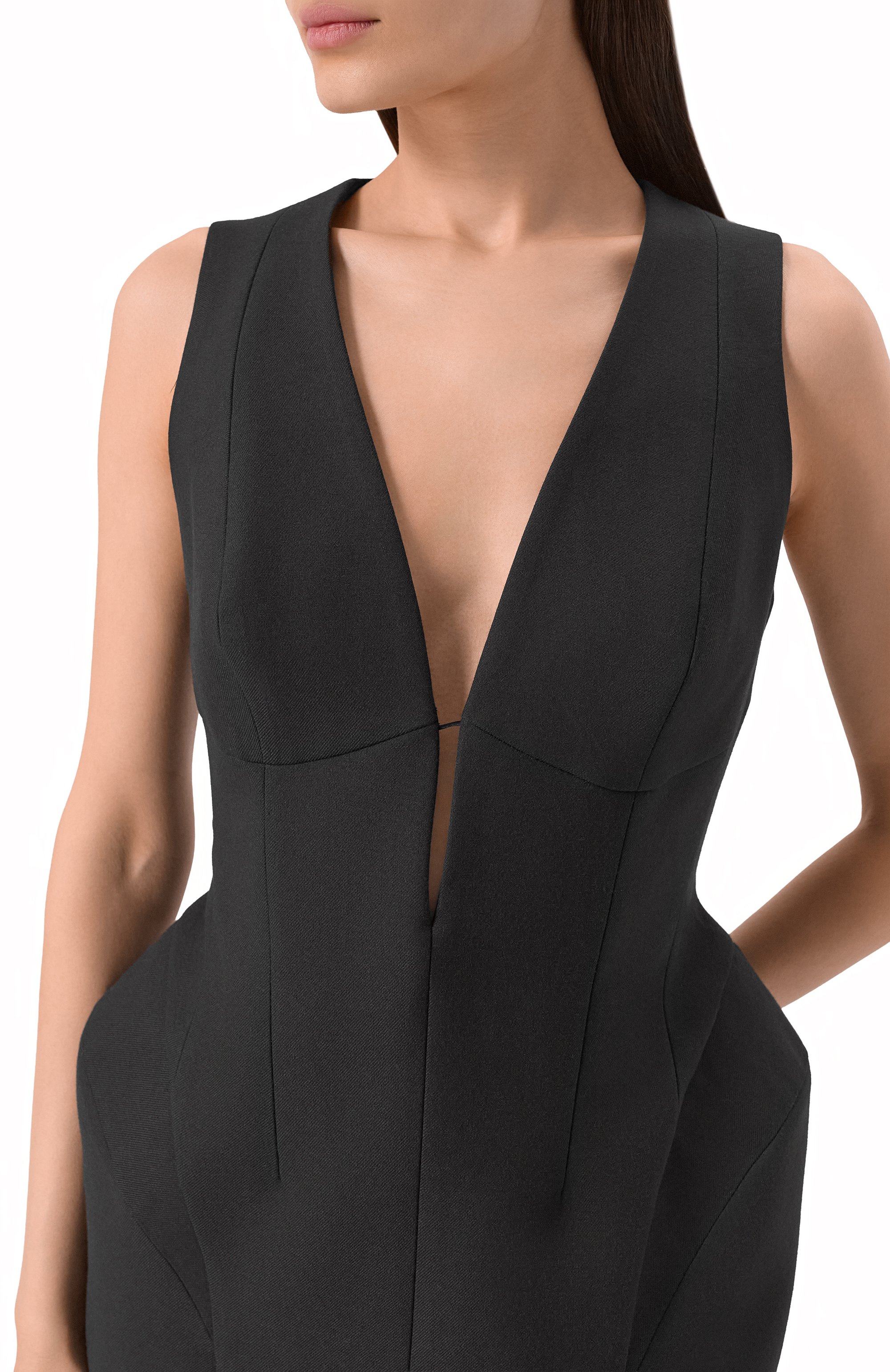 Платье из шерсти и вискозы BORNE BOURGEOIS, арт. SW-DR-BO-2024, фото 4