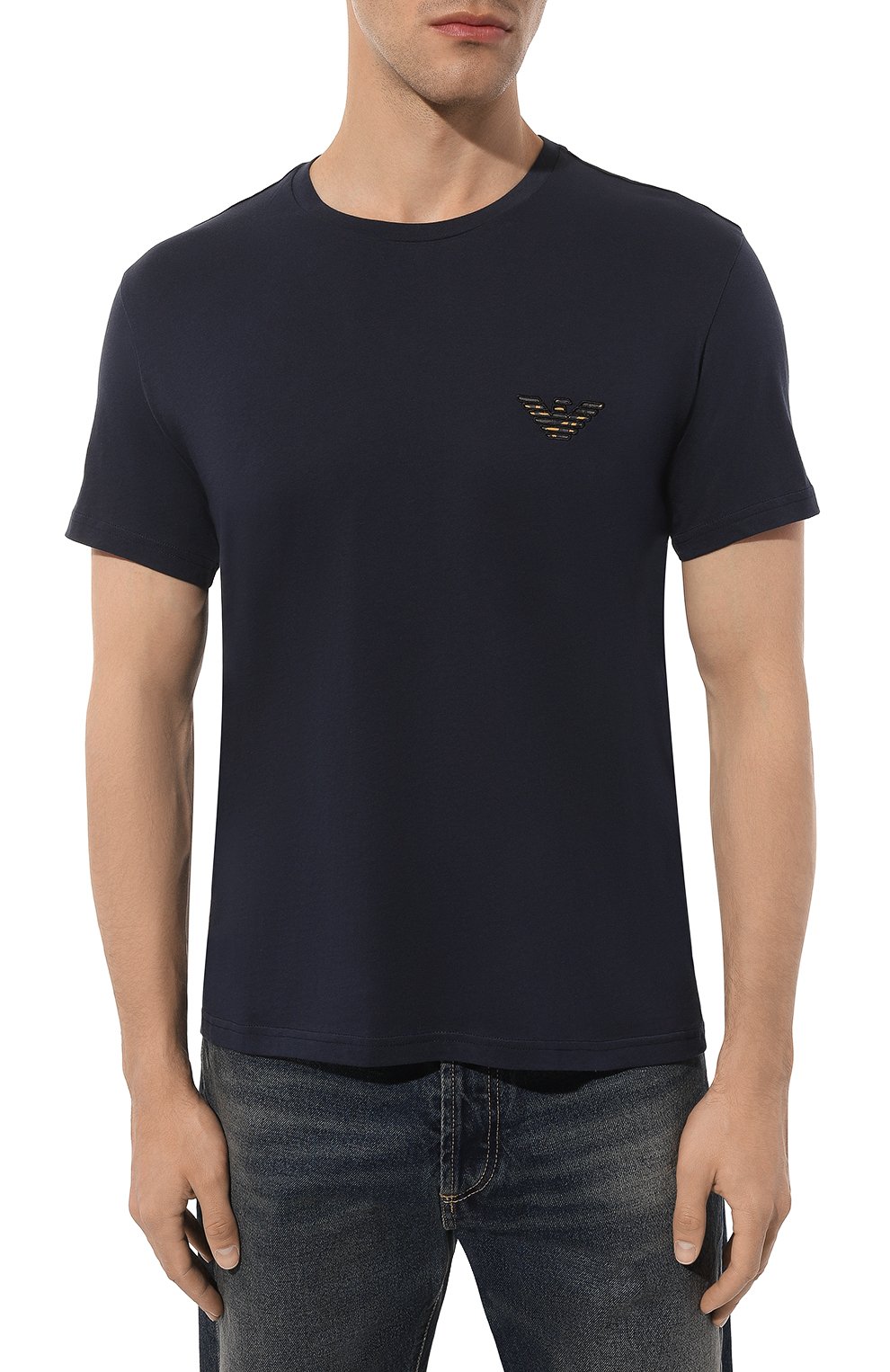 Хлопковая футболка EMPORIO ARMANI, арт. 211818/4R483, фото 3