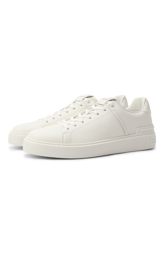 Кожаные кеды B-Court Balmain FM1VI288/LVTR Белый FM1VI288/LVTR