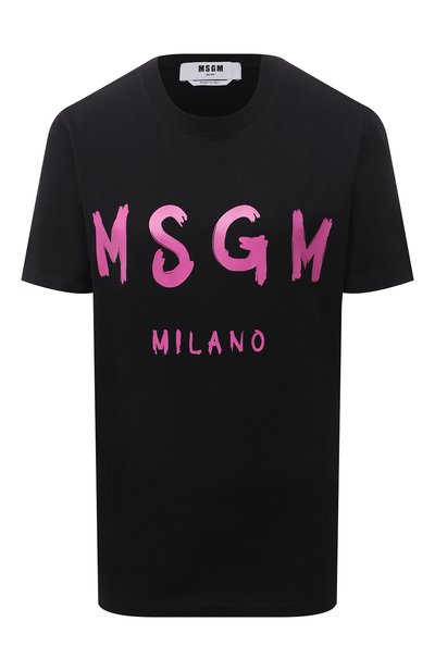 Женская хлопковая футболка MSGM, арт. 3141MDM510 217798