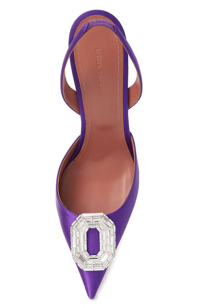 Текстильные туфли camelia sling 90 AMINA MUADDI, арт. CAMELIA SLING 90, фото 4