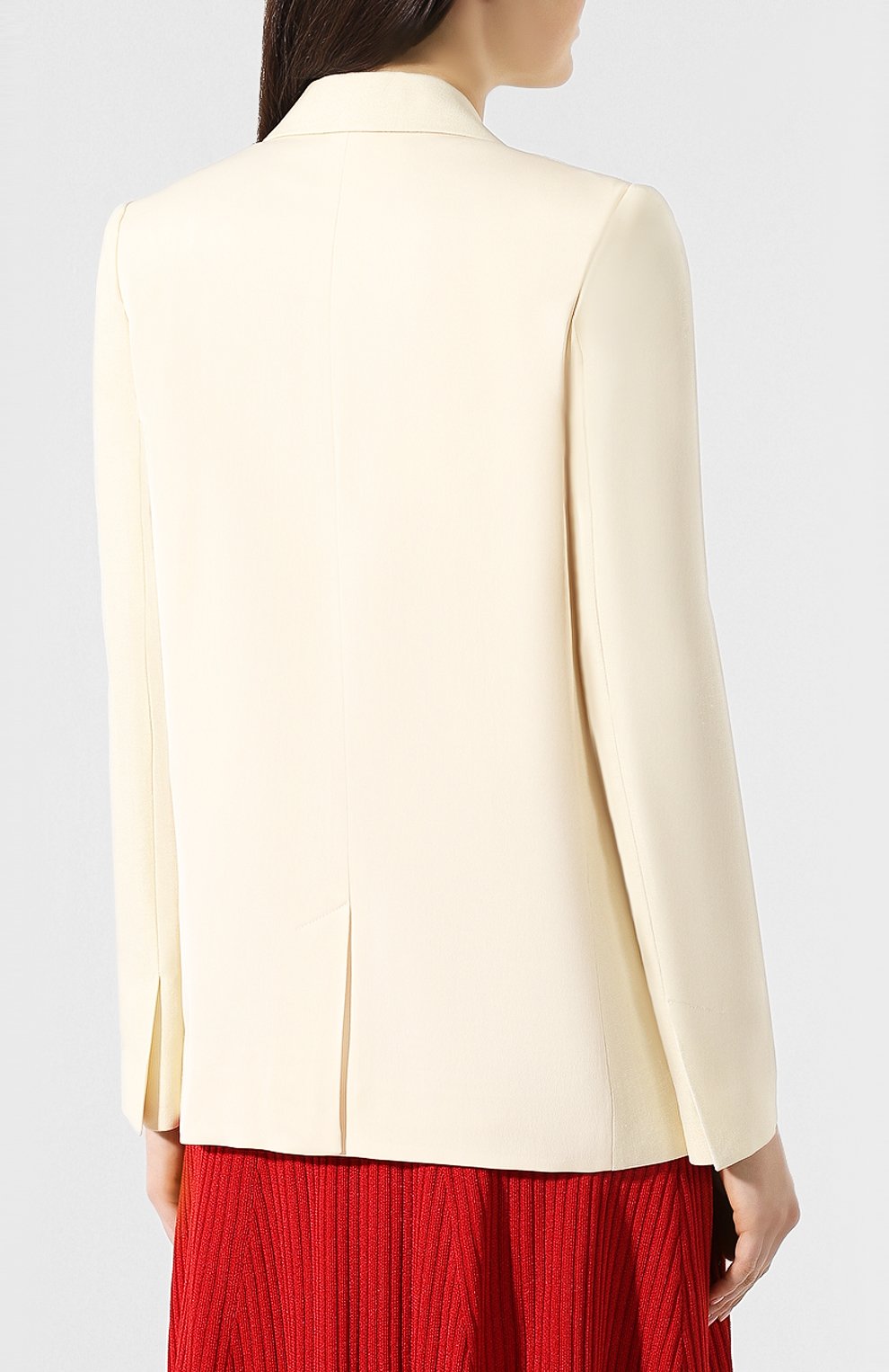 Жакет из смеси вискозы и льна VICTORIA, VICTORIA BECKHAM, арт. JKVV 077 SS19 VISC0SE LINEN BLEND, фото 4