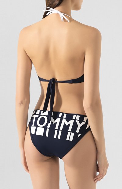 Бра-бандо TOMMY HILFIGER синего цвета по цене 4990 руб., арт. UW0UW01785, фото 3 Бра-бандо TOMMY HILFIGER, арт. UW0UW01785, фото 3