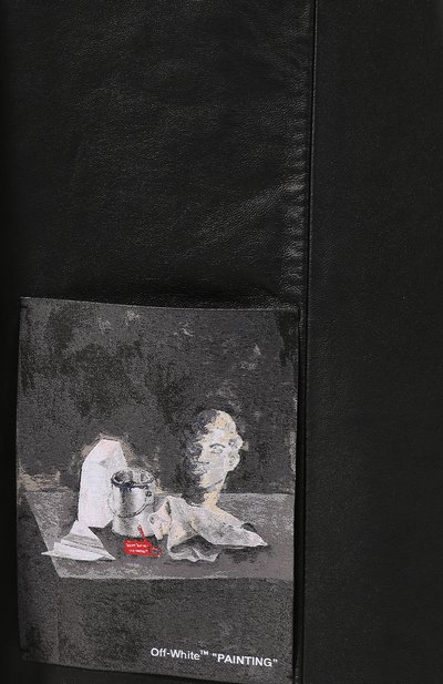 Кожаное пальто OFF-WHITE, арт. 0WJA022F199860501000, фото 5