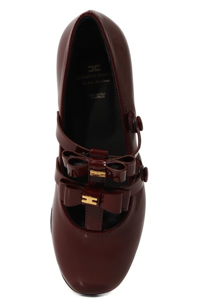 Кожаные балетки ELISABETTA FRANCHI LA MIA BAMBINA, арт. F4A3-E0093-0286301/30-34, фото 4