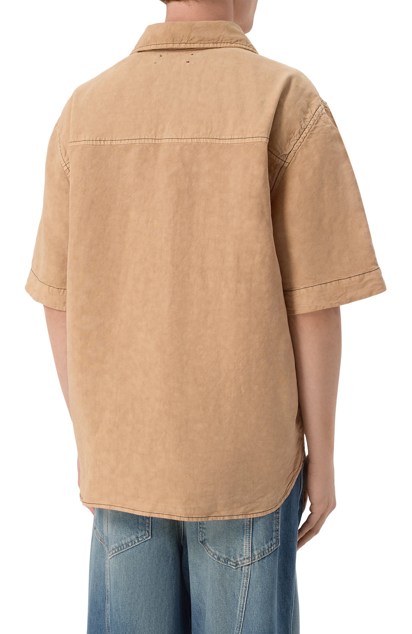 Рубашка изо льна и лиоцелла AMIRI, арт. AMT0SH1156, фото 4