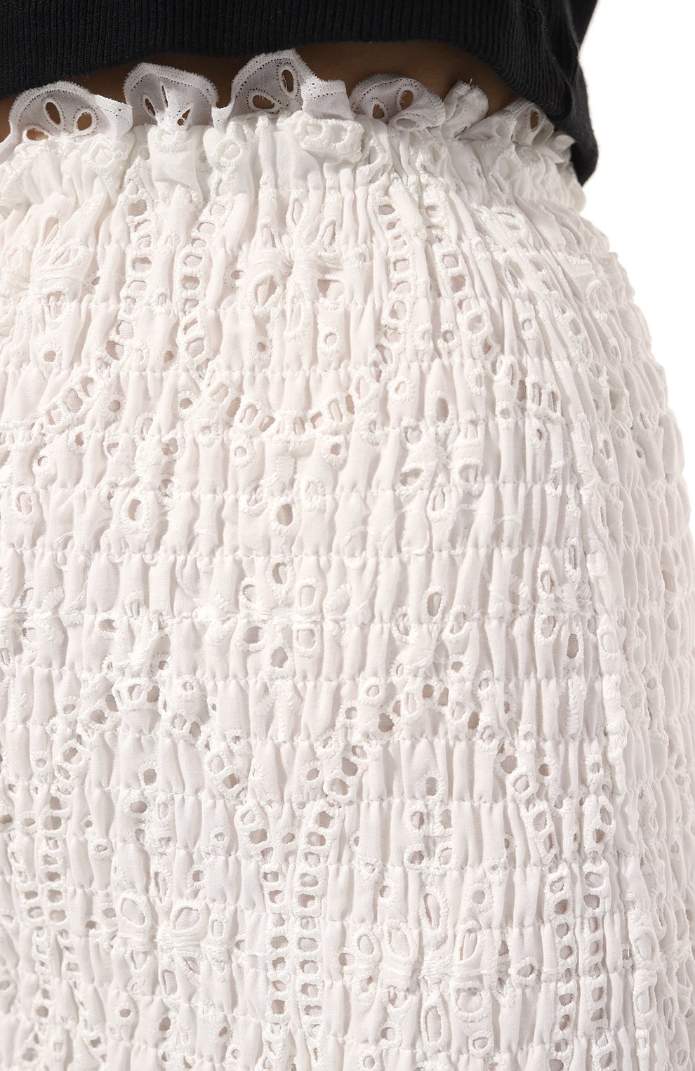 Хлопковая юбка CHARO RUIZ IBIZA белого цвета по цене 65100 руб., арт. 233404, фото 5 Хлопковая юбка CHARO RUIZ IBIZA, арт. 233404, фото 5