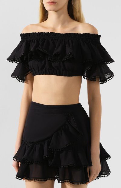 Хлопковый топ CHARO RUIZ IBIZA, арт. 201110, фото 3