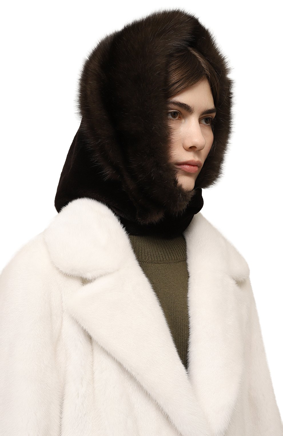 Меховая косынка из норки и соболя VICTORIA KUSENKOVA, арт. 040213504032, фото 2