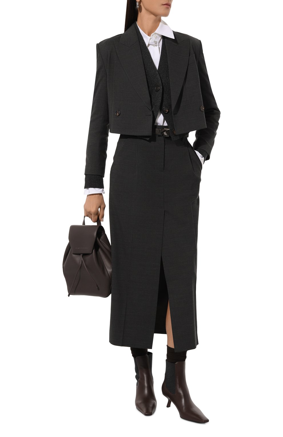 Шерстяной жакет BRUNELLO CUCINELLI, арт. ML1547301P, фото 2