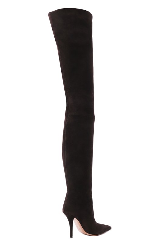 Замшевые ботфорты Jessica 105 Paris Texas PX1796/XV003 Коричневый  PX1796/XV003 Фото 5