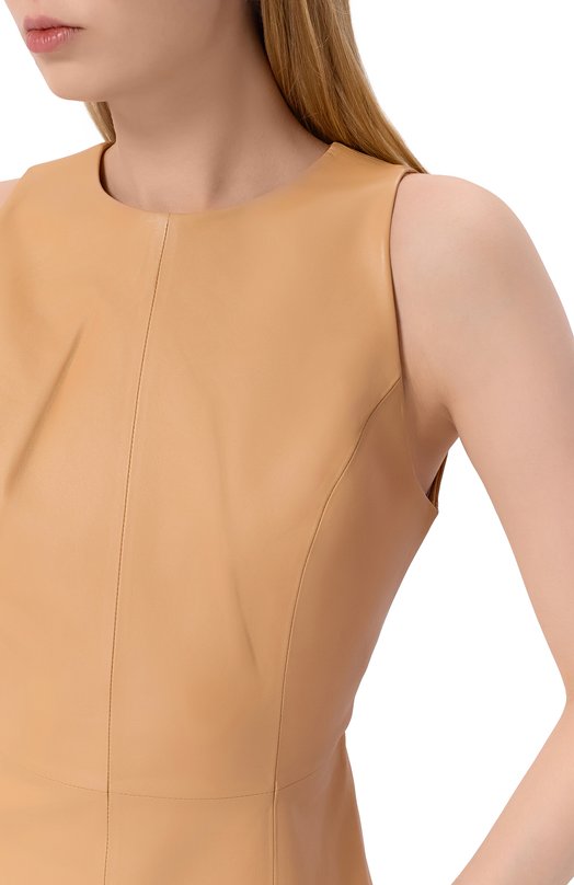 Кожаный топ 12 STOREEZ 139184 Бежевый  139184 Фото 5