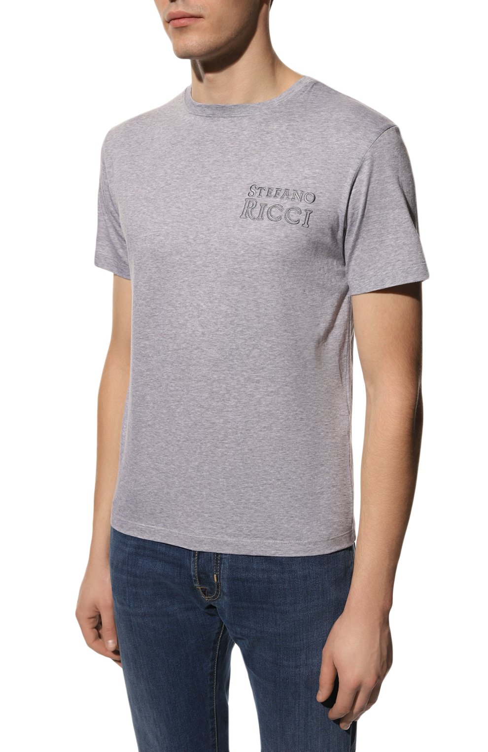 Хлопковая футболка STEFANO RICCI, арт. MNH3102250/TE1808, фото 3