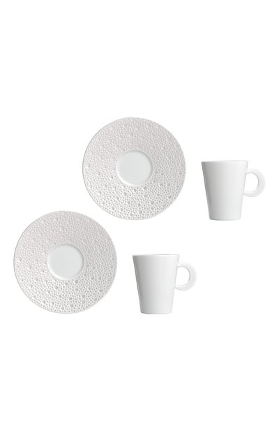 Набор ecume perle из двух кофейных чашек с блюдцами BERNARDAUD, арт. 1975/21957